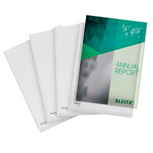 LEITZ Sichthüllen 4056 DIN A4 transparent genarbt 0,17 mm, 5 St.