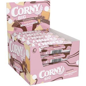 CORNY BIG Chocolate, Biscuit & Marshmallow flavour Müsliriegel 24 Riegel, 24 St.