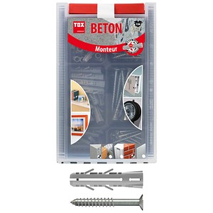 TOX Monteur Beton BARRCACUDA 094901041 Spreizdübel-Sortiment, 136-teilig