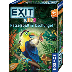 KOSMOS EXIT - Das Spiel: Kids Rätselspaß im Dschungel Escape-Room Spiel