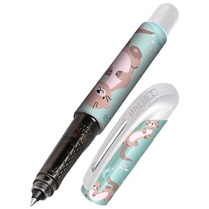 ONLINE® Rollerball College Otter Tintenroller mehrfarbig 0,7 mm, Schreibfarbe: blau, 1 St.
