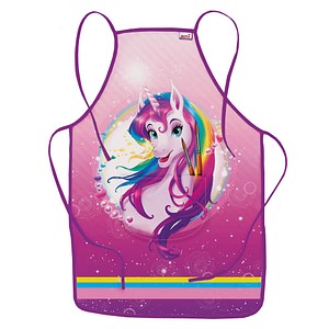 ROTH Mädchen Kinder Malschürze Einhornportrait rosa Einheitsgröße 1 St.