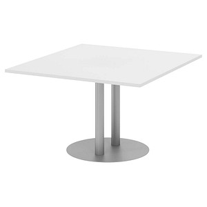 HAMMERBACHER Verbindungsplatte KT12S weiß, silber rechteckig 120,0 x 130,0 x 74,0 cm