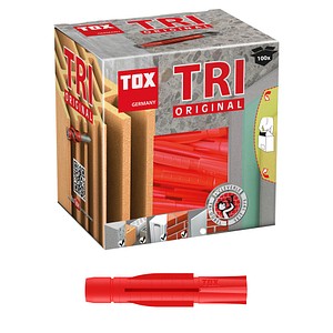 TOX TRI 6/51 010100061 Universaldübel Ø 6 mm x 51 mm, 100 St.