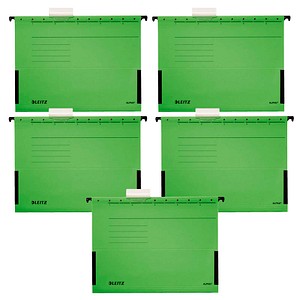 5 LEITZ Hängetaschen ALPHA® 1986 grün 5 LEITZ Hängetaschen ALPHA® 1986 grün