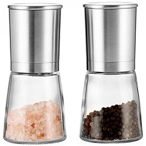 Ritzenhoff & Breker Salz- & Pfefferstreuer-Set Basic transparent/silber Höhe: 14,0 cm, 1 Set