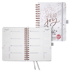 SIGEL Buchkalender Jolie 2026 Glittery Joy, 1 St.