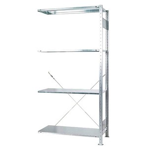 SCHULTE Anbauregal MULTIplus 150 Green 12765-4-CO2 silber 100,0 x 60,0 x 200,0 cm