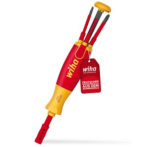 Wiha Schraubendreher-Set LiftUp elecric SL/PH 38612 7-tlg.