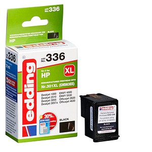 edding EDD-336 schwarz Tintenpatrone ersetzt HP 301XL (CH563EE) edding EDD-336 schwarz Tintenpatrone ersetzt HP 301XL (CH563EE)
