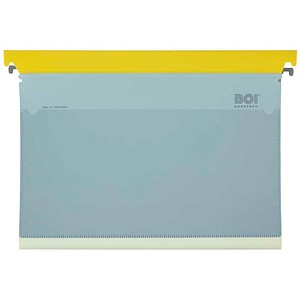 BOI Patienten-Dokumentations-Hängemappe Kunststoff gelb DIN A4 1x Schlauchmechanik, 1 St.