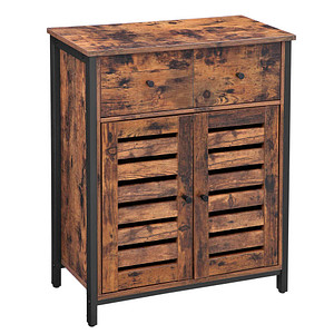 VASAGLE Sideboard, LSC86BXV1 braun 70,0 x 30,0 x 80,0 cm, 1 St.