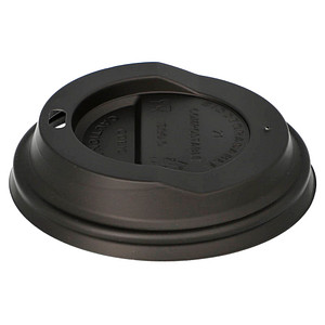 PAPSTAR Deckel für Einweg-Kaffeebecher pure schwarz Ø 9,0 cm, 50 St.