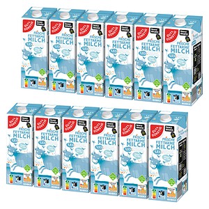 GUT&GÜNSTIG Fettarme H-Milch Milch 1,5 % 12x 1,0 l