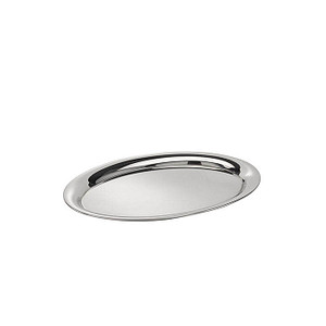 APS Tablett KAFFEEHAUS silber oval 26,5 x 19,5 cm, 1 St.