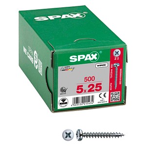 SPAX® Universalschrauben Z2 Halbrundkopf WIROX 0231010500255 5 mm x 25 mm, 500 St.