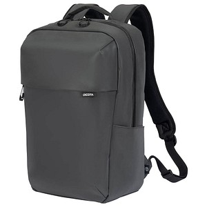 DICOTA Laptop-Rucksack COMMUTER Kunstfaser grau, reflektierend 16,0 l bis 40,6 cm (16 Zoll)