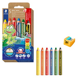 STAEDTLER Noris® junior 140 Buntstifte farbsortiert, 6 St.