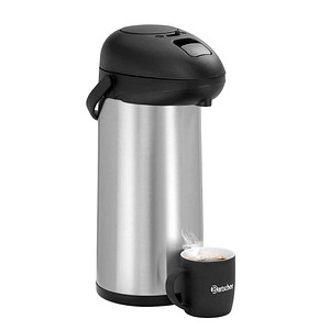 Bartscher Isolierkanne 5L schwarz, silber 5,0 l, 1 St.