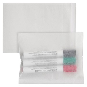 WIHEDÜ Versandtaschen Flachbeutel Pergamin ohne Fenster transparent 1.000 St.