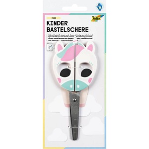 folia Kinderschere UNICORN weiß 16,0 cm