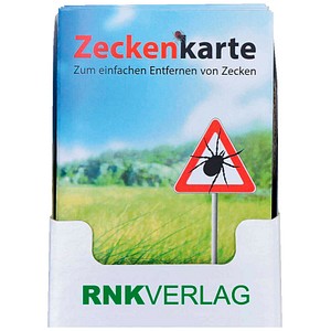 RNK-Verlag Zeckenkarte mit Lupe, 1 St.