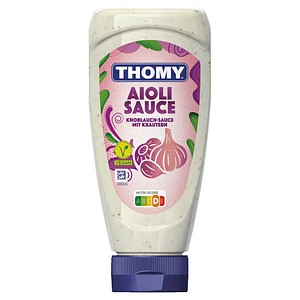 THOMY® Vegan Aioli Knoblauch-Sauce mit Kräutern 200,0 ml, 1 St.