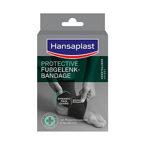 Hansaplast Sprunggelenkbandage PROTECTIVE  02579 schwarz, 1 St.