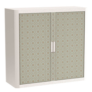 PAPERFLOW easyOffice Vintage Rollladenschrank 60788 2 Fachböden 110,0 x 41,5 x 104,0 cm