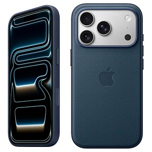 Apple Funktionsgewebe Case mit MagSafe Handy-Cover für Apple iPhone 17 Pro blau
