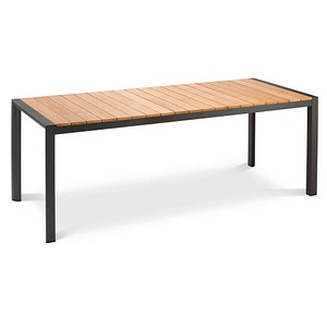 barths Gartentisch Paros braun rechteckig 210,0 x 90,0 x 76,0 cm