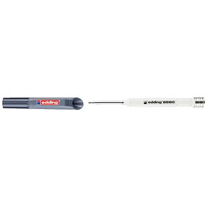 edding 8880 Tieflochmarker-Bleistift weiß, 1 Set