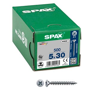 SPAX® Universalschrauben Z2 Senkkopf WIROX 1081010500305 5 mm x 30 mm, 500 St.