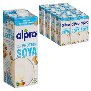 alpro® ORIGINAL Protein Sojadrink 12x 1,0 l