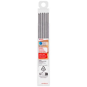 edding 8881 Ersatzminen für Tieflochmarker-Bleistift grau, 6 St.