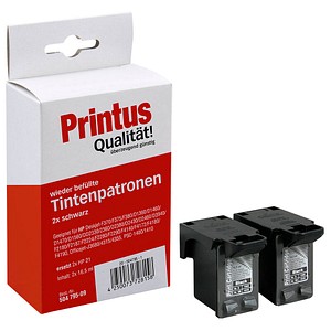 Printus  schwarz Druckerpatrone kompatibel zu HP 21 (C9351AE)