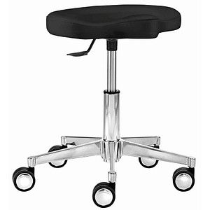Mayer Arbeitshocker 1298 30 572 schwarz Kunstleder, 1 St.