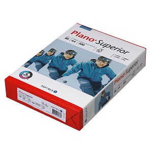 Plano Kopierpapier Superior DIN A4 80 g/qm Palette mit 200x 500 Blatt Plano Kopierpapier Superior DIN A4 80 g/qm Palette mit 200x 500 Blatt