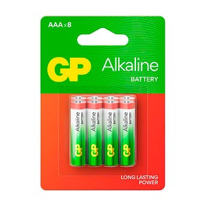 GP Batterien Long Lasting Power Alkaline Micro AAA 1,5 V, 8 St.
