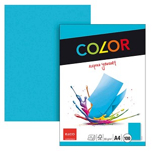 ELCO Kopierpapier Color blau DIN A4 80 g/qm 100 Blatt