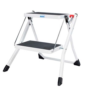 KRAUSE Klapptritt MONTO Picoly weiß 2 Stufen, H: 90,0 cm
