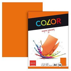 ELCO Kopierpapier Color orange DIN A4 80 g/qm 100 Blatt