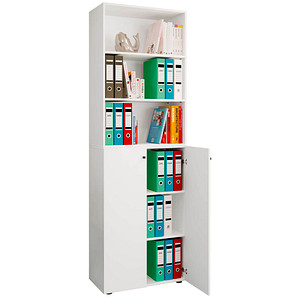 VCM my office Regalschrank 2XL Lona, 919149 weiß 70,2 x 39,0 x 220,0 cm, 1 St.