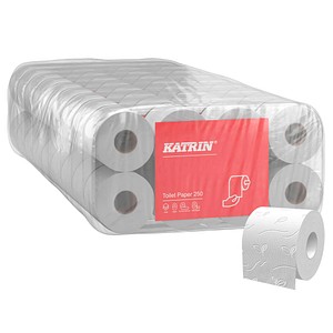 KATRIN Toilettenpapier 250 3-lagig Recyclingpapier, 72 Rollen