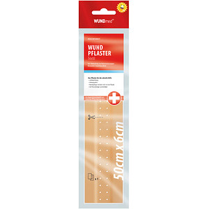 WUNDmed® Pflaster 02-001 beige 6,0 cm x 0,5 m, 1 St.