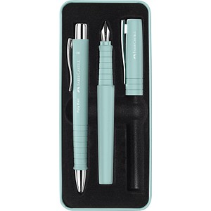 FABER-CASTELL Schreibset  Poly Ball Pen blau