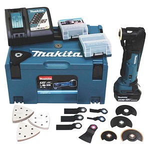 makita DTM51RT1J3 Akku-Multifunktionswerkzeug 18,0 V, mit 1 Akku
