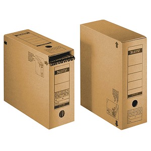 10 LEITZ Archivboxen braun 12,0 x 32,5 x 27,5 cm