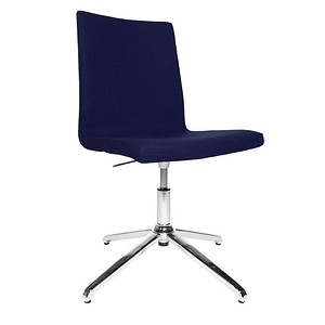 Topstar Besucherstuhl Cube EA290 L58 dunkelblau Stoff, 1 St.