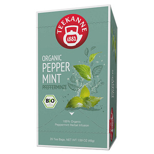 TEEKANNE ORGANIC. PEPPER MINT Bio-Tee 20 Portionen